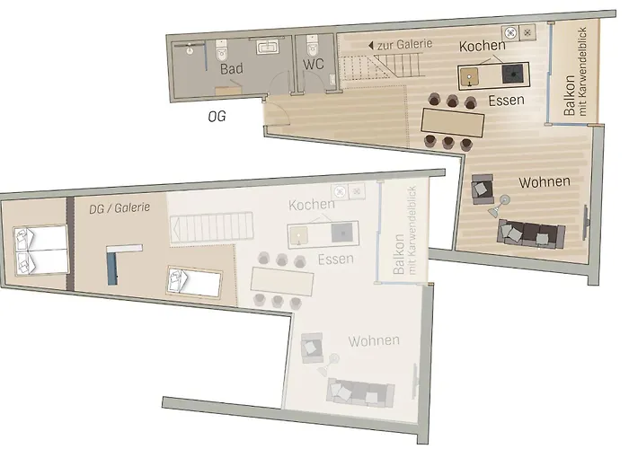 Lejlighed Adlerhaus, Loft Gerberkreuz -410-